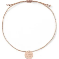 Schmuckladen Armband "so proud of you"^ Stoffarmbänder|Armbänder Mit Gravur