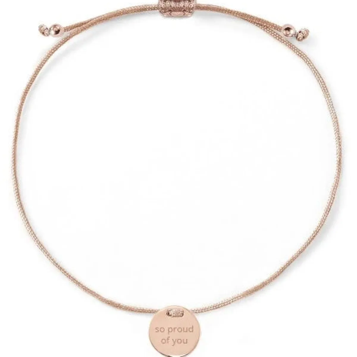 Schmuckladen Armband "so proud of you"^ Stoffarmbänder|Armbänder Mit Gravur