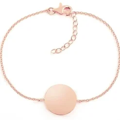 Schmuckladen Armband Round mit Deinem Motiv - 925 Sterlingsilber^ Valentinstag|Eigene Handschrift Als Gravur