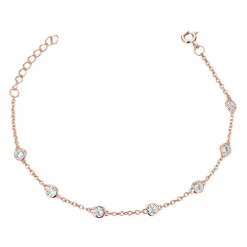 Schmuckladen Armband Seven Zirkonia - 925 Sterlingsilber^ Valentinstag|Schmuck