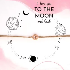 Schmuckladen Armbandkarte To the Moon and Back^ Schmuck