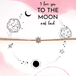Schmuckladen Armbandkarte To the Moon and Back^ Schmuck