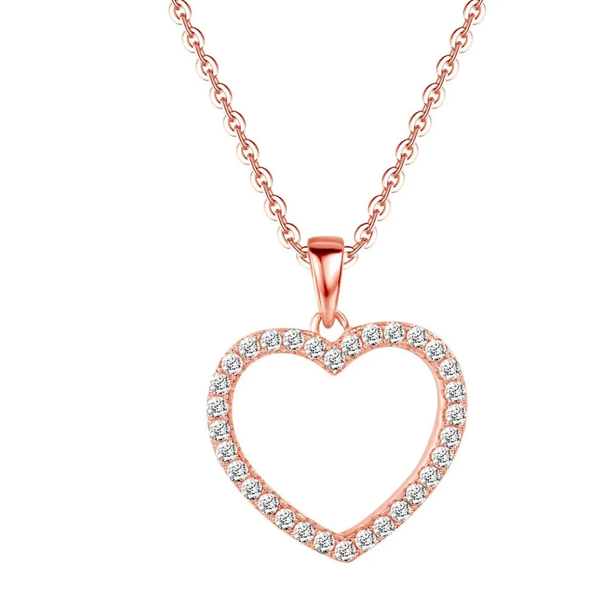 Schmuckladen Big Heart Halskette - 925 Sterlingsilber^ Valentinstag|Herzketten