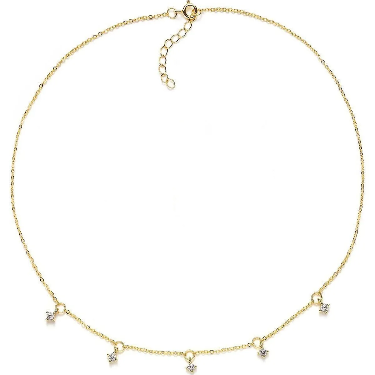 Schmuckladen Choker - Halskette Attraction mit Zirkonia - 925 Sterlingsilber^ Choker|Schmuck