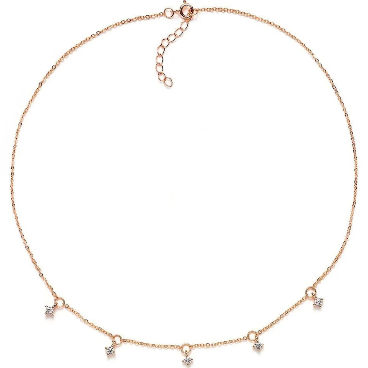 Schmuckladen Choker - Halskette Attraction mit Zirkonia - 925 Sterlingsilber^ Choker|Schmuck