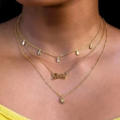 Schmuckladen Choker - Halskette Tropfen^ Edelstahl Halsketten|Choker