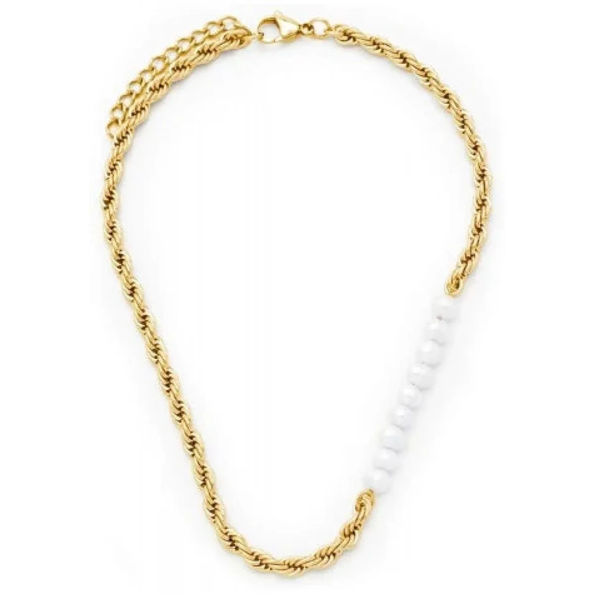 Schmuckladen Choker Graceful Pearl^ Edelstahl Halsketten|Perlenketten