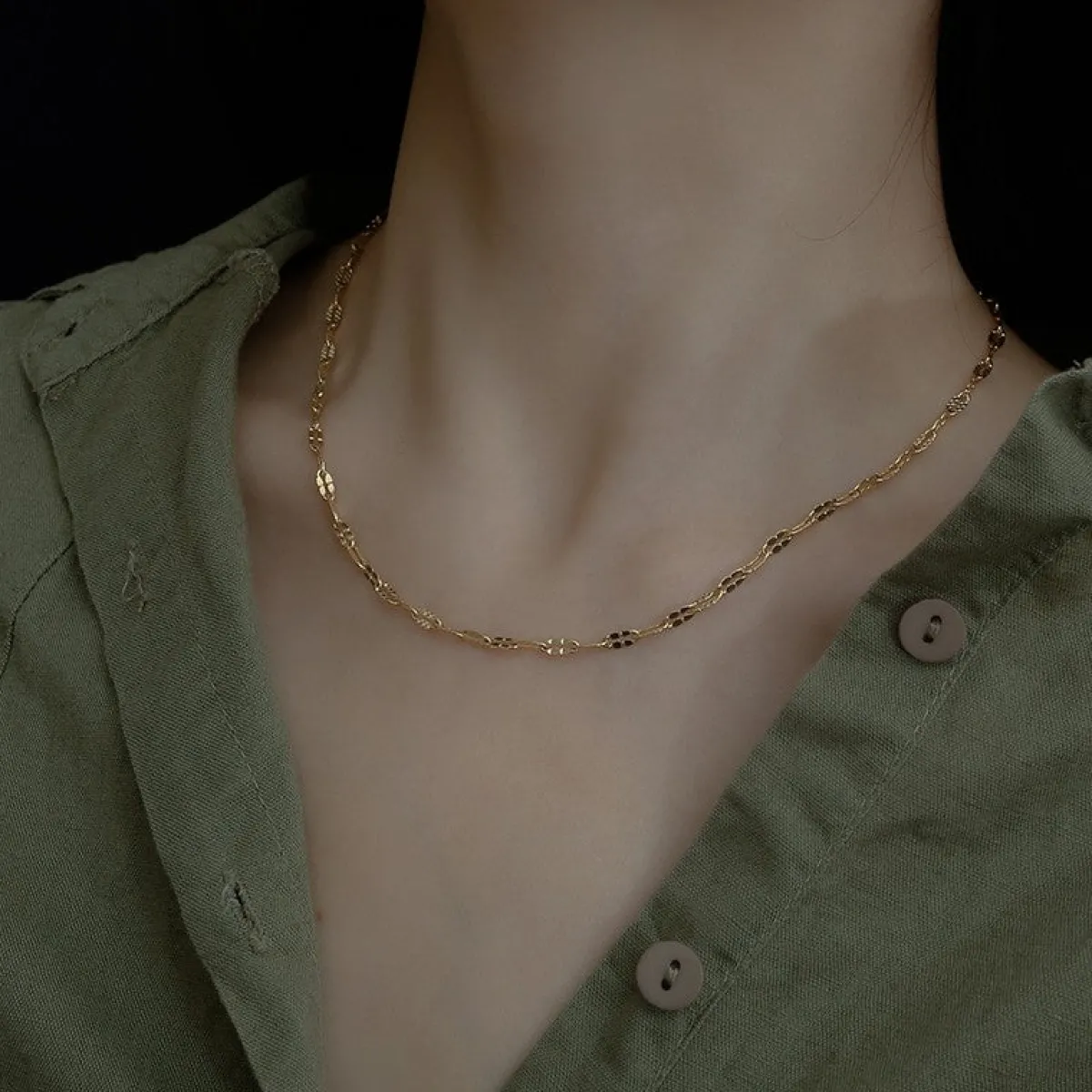 Schmuckladen Choker Shimmer^ Edelstahl Halsketten|Choker