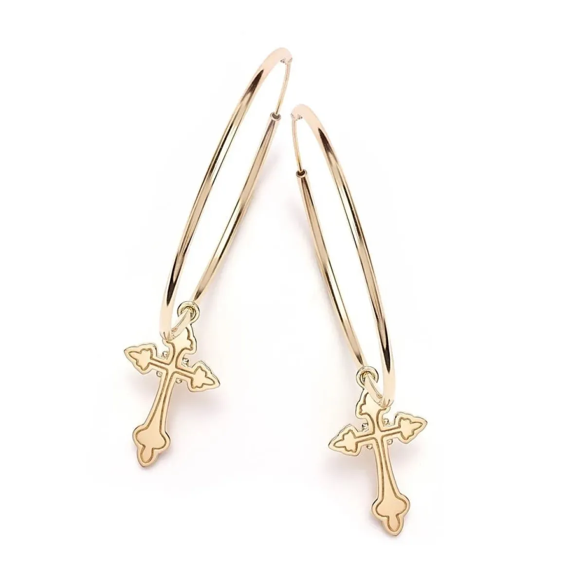 Schmuckladen Creole Kreuz - 925 Sterlingsilber^ Konfirmation|Schmuck