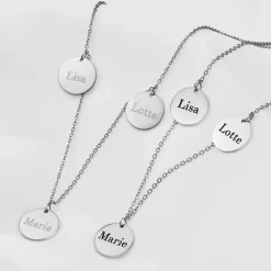 Schmuckladen Familienkette Triple Boho mit Wunschgravur^ Weihnachten|Schmuck