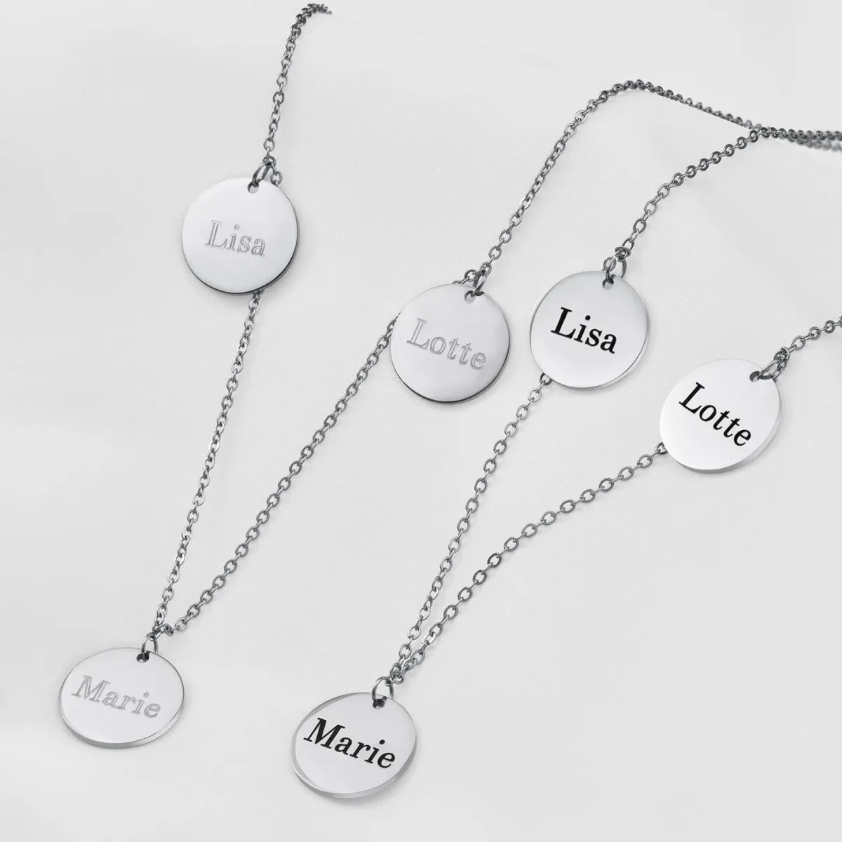 Schmuckladen Familienkette Triple Boho mit Wunschgravur^ Weihnachten|Schmuck