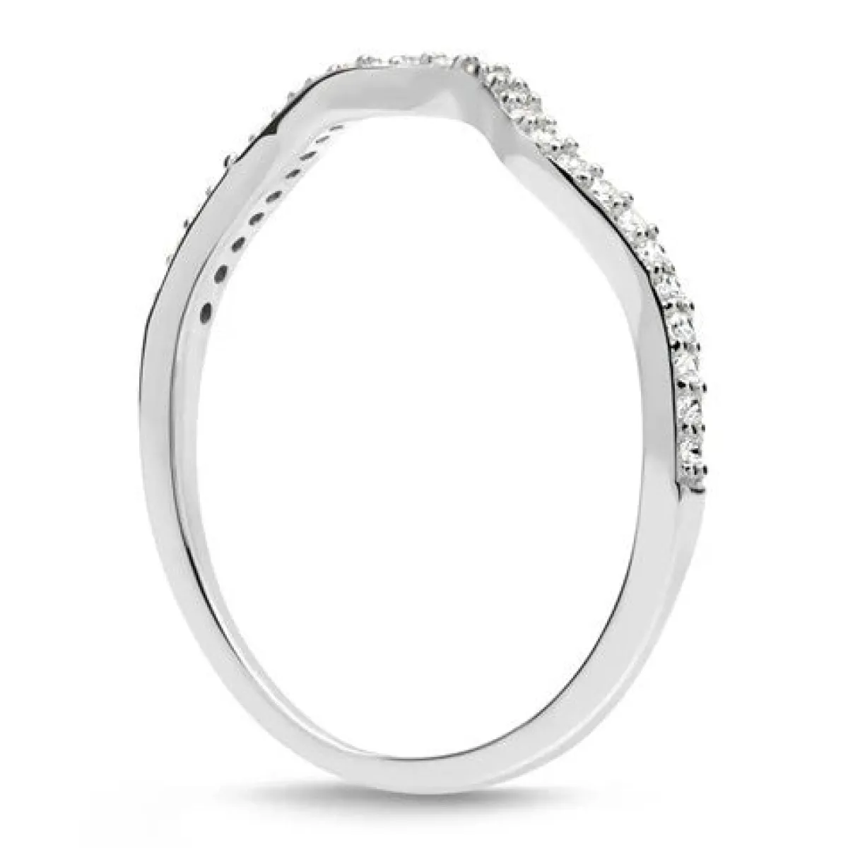 Schmuckladen Filigraner Ring aus 925 Sterlingsilber mit Zirkonia^ Vergoldete Ringe|Silberringe