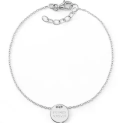Schmuckladen Freundschaftsarmband mit Gravur "FRIENDS FOREVER" und eigener Rückseit^ Armbänder Mit Gravur|Armbänder Mit Gravur