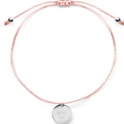 Schmuckladen Freundschafts-Armband "Best Sis" | individuell gravierbar^ Edelstahl Armbänder|Stoffarmbänder