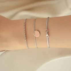 Schmuckladen Freundschafts-Armband "Best Sis" | individuell gravierbar^ Edelstahl Armbänder|Stoffarmbänder