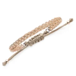 Schmuckladen Geflochtenes Armband Summer Breeze - 925 Sterlingsilber^ Stoffarmbänder|Schmuck
