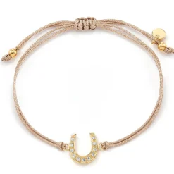 Schmuckladen Glücksbringer-Armband Hufeisen mit Zirkonia - 925 Sterlingsilber^ Weihnachten|Schmuck