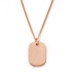 Schmuckladen Gravierbare Dog-Tag Halskette Feminine - 925 Sterlingsilber^ Ketten Mit Gravur|Ketten Mit Gravur