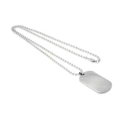 Schmuckladen Gravierbare Dog-Tag Kugelkette - Edelstahl^ Edelstahl Halsketten|Ketten Mit Gravur