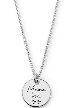 Schmuckladen Gravierbare Halskette "Mama von..."^ Spruchketten|Personalisierter Schmuck Für Mamas
