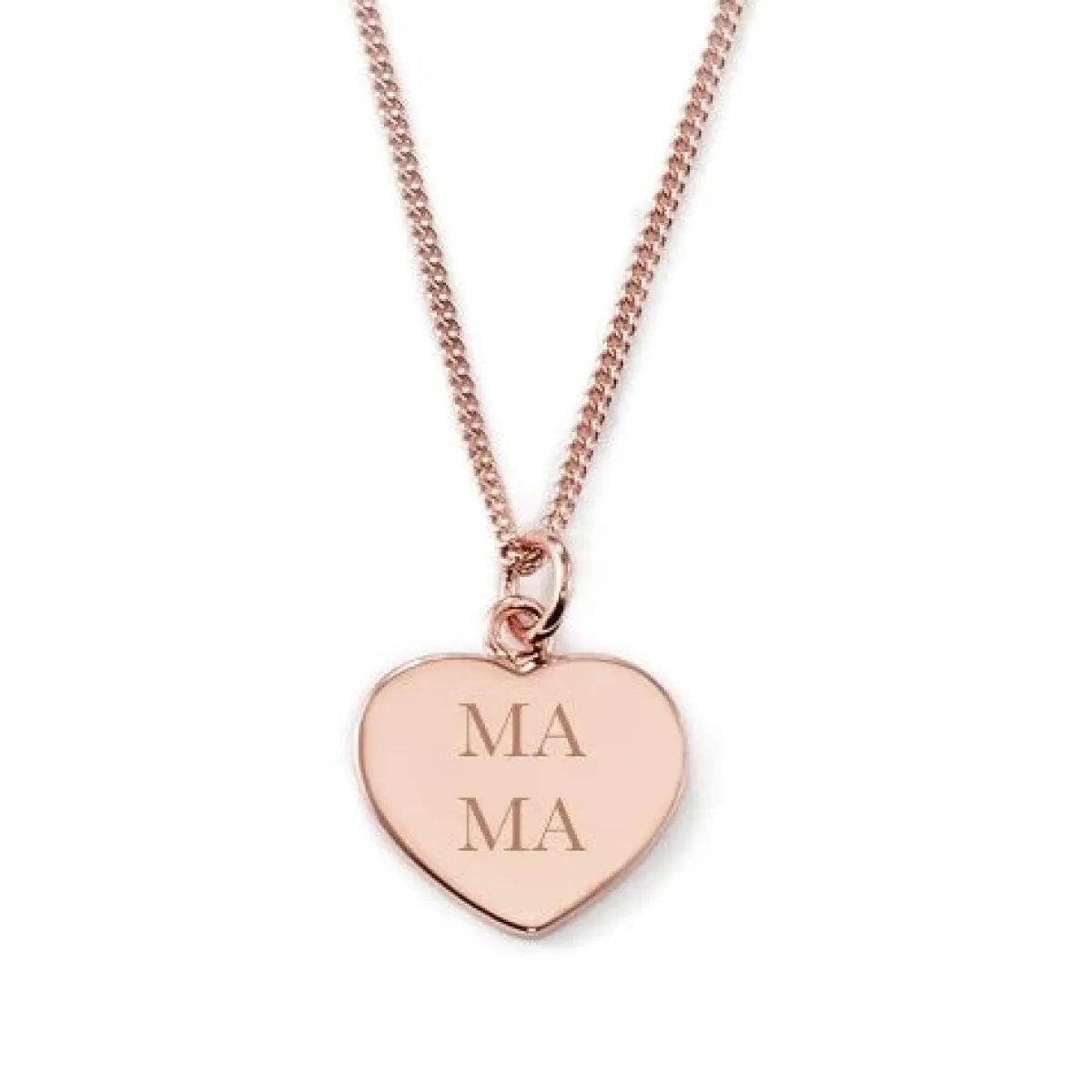 Schmuckladen Gravierbare Herzkette "MAMA"^ Muttertag|Herzketten