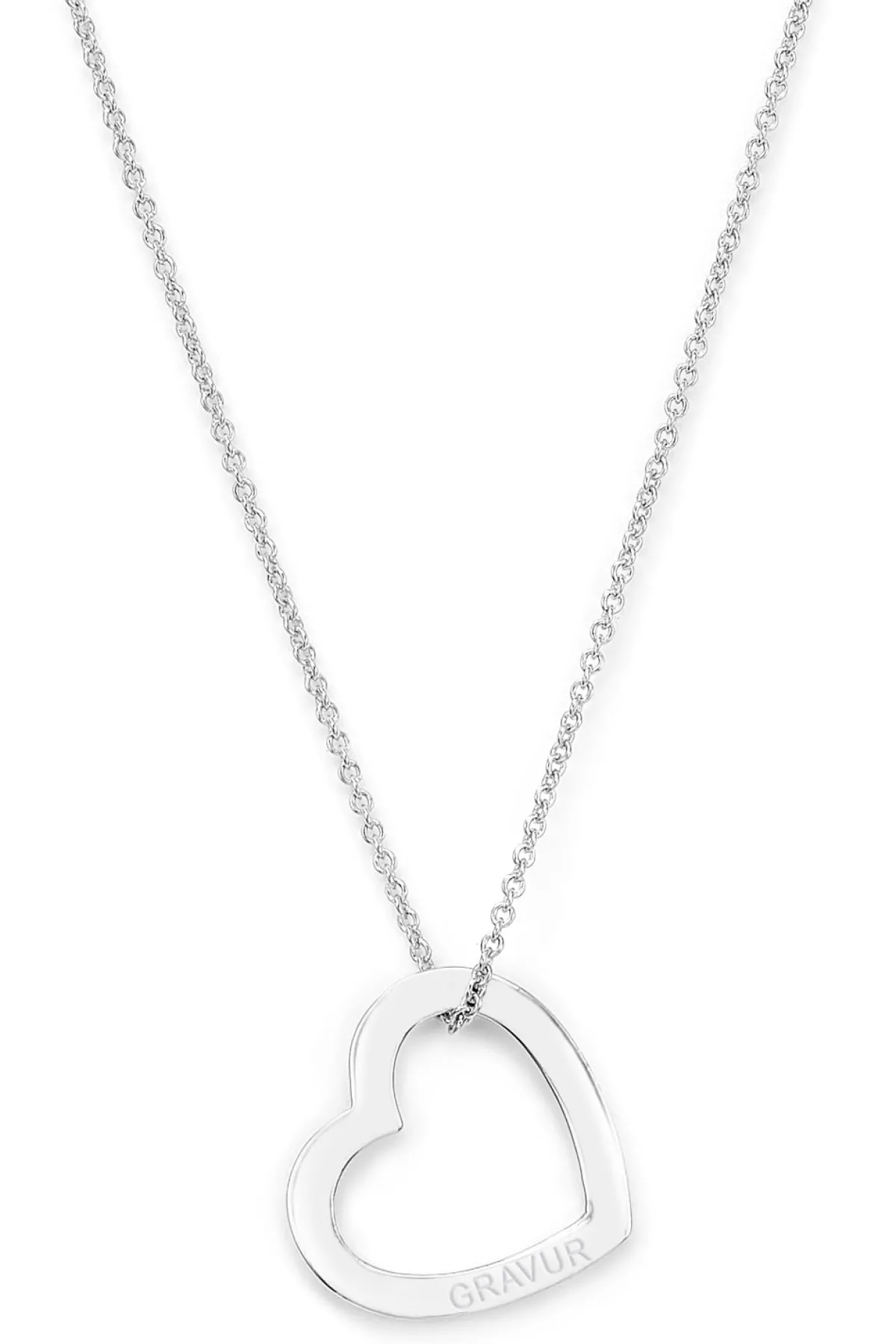 Schmuckladen Gravierbare Herzkette Tender^ Weihnachten|Schmuck