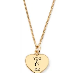 Schmuckladen Gravierbare Herzkette You and Me^ Valentinstag|Herzketten