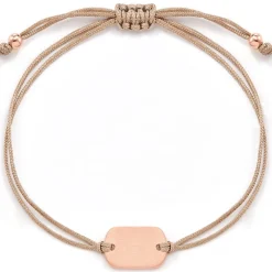 Schmuckladen Gravierbares Dog-Tag Armband Feminine - 925 Sterlingsilber^ Valentinstag|Stoffarmbänder