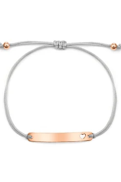 Schmuckladen Gravurarmband mit Herz^ Valentinstag|Stoffarmbänder