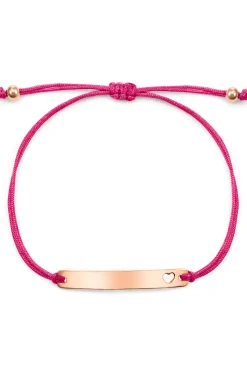 Schmuckladen Gravurarmband mit Herz^ Valentinstag|Stoffarmbänder