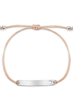 Schmuckladen Gravurarmband mit Herz^ Valentinstag|Stoffarmbänder