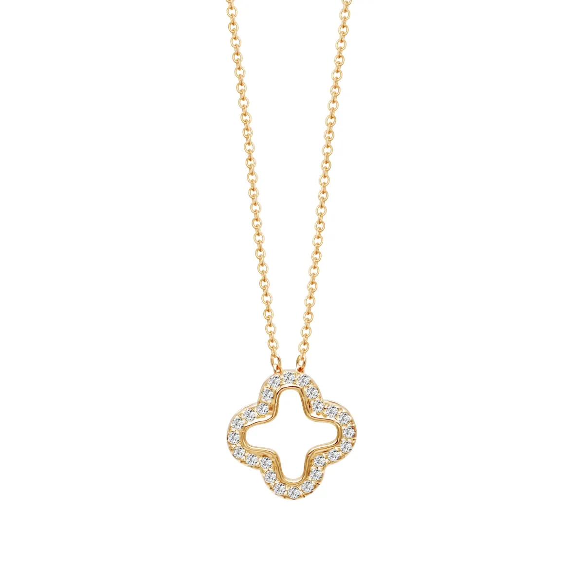 Schmuckladen Halskette Kleeblatt - 925 Sterlingsilber^ Valentinstag|Schmuck