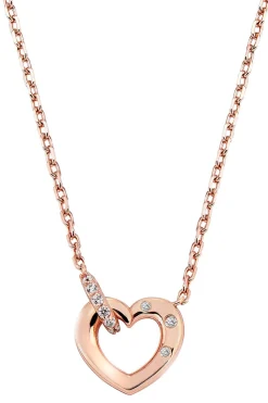 Schmuckladen Halskette Love-Bound mit Zirkonia - 925 Sterlingsilber^ Valentinstag|Herzketten