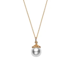 Schmuckladen Halskette mit Perlen-Anhänger - 925 Sterlingsilber^ Perlenketten|Schmuck
