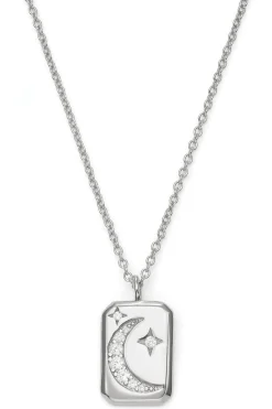 Schmuckladen Halskette Nachthimmel mit Zirkonia - 925 Sterlingsilber^ Schmuck