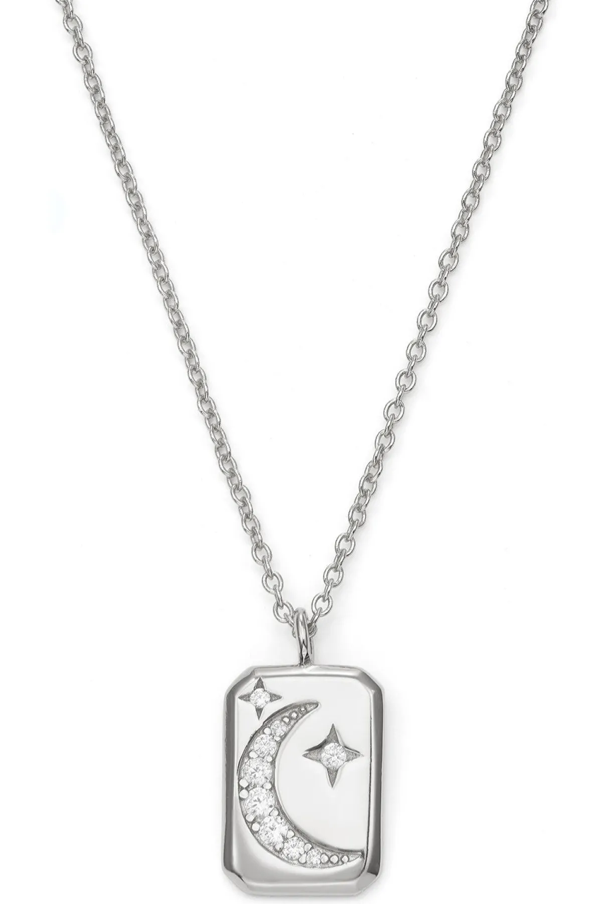 Schmuckladen Halskette Nachthimmel mit Zirkonia - 925 Sterlingsilber^ Schmuck