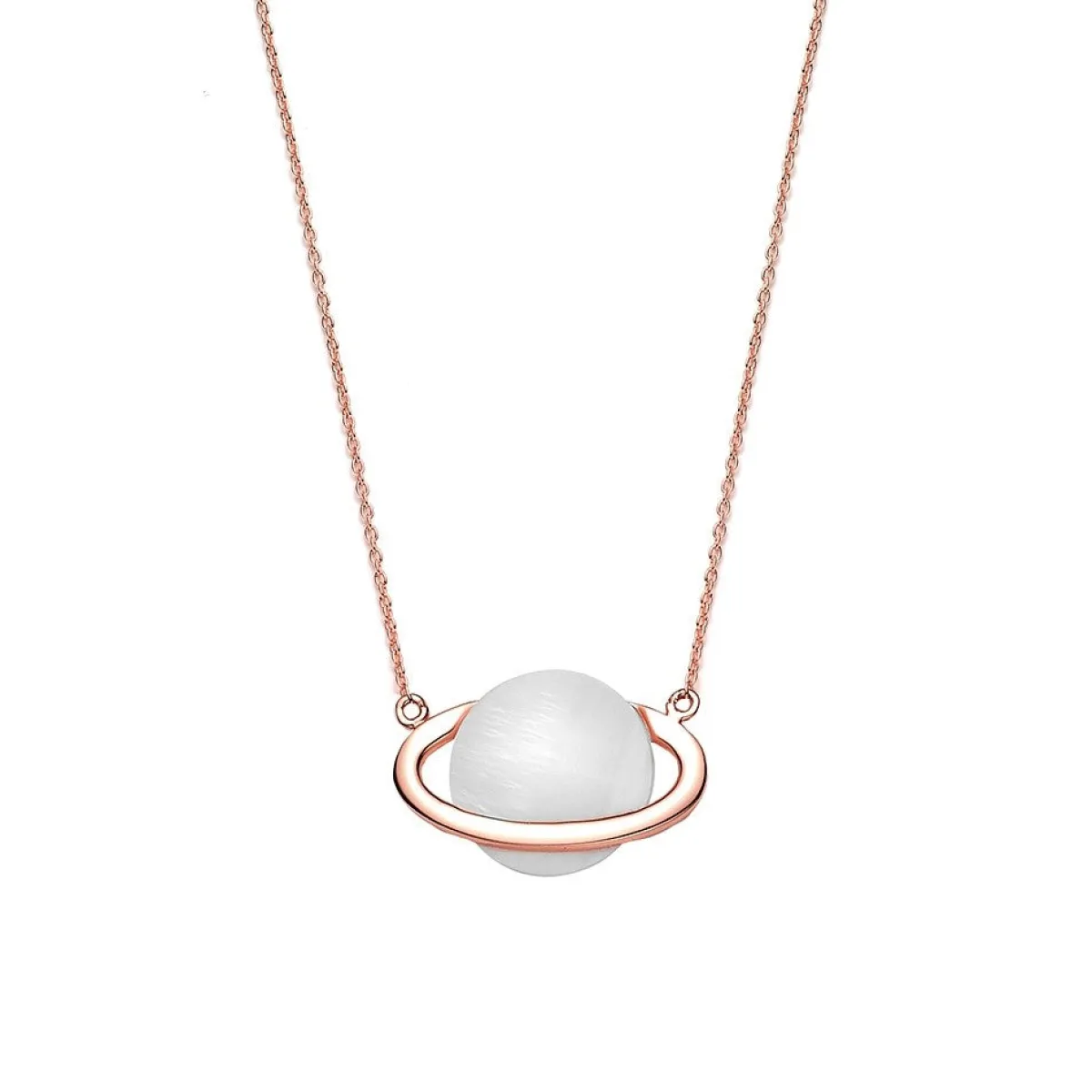 Schmuckladen Halskette Saturn - 925 Sterlingsilber^ Schmuck