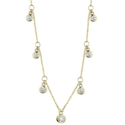 Schmuckladen Halskette Seven Zirkonia - 925 Sterlingsilber^ Schmuck
