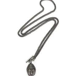 Schmuckladen Herren-Halskette "Buddhism"^ Edelstahl Halsketten|Schmuck