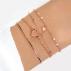 Schmuckladen Herz-Armband - individuell gravierbar - 925 Sterlingsilber^ Muttertag|Valentinstag