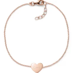 Schmuckladen Herz-Armband - individuell gravierbar - 925 Sterlingsilber^ Muttertag|Valentinstag