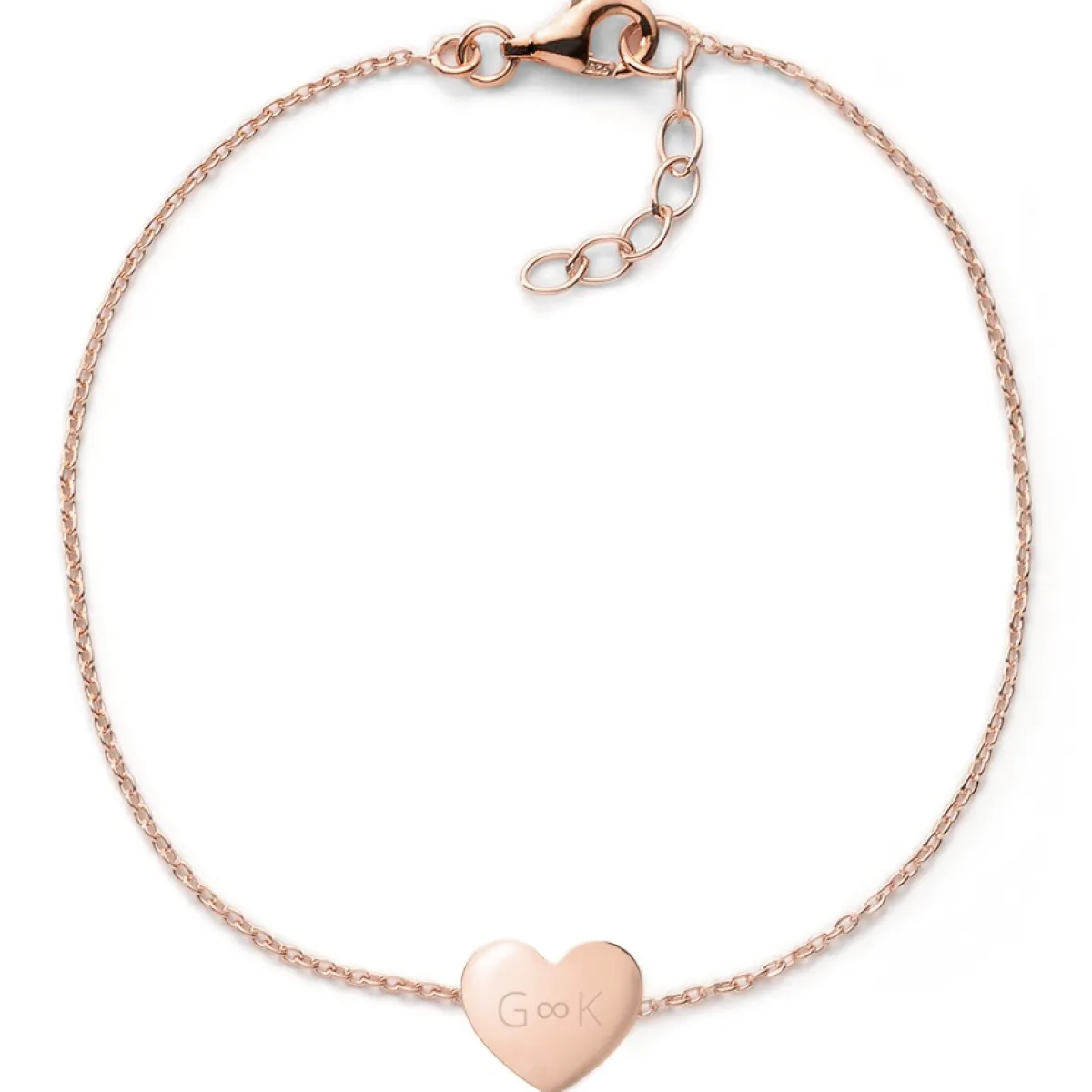 Schmuckladen Herz-Armband - individuell gravierbar - 925 Sterlingsilber^ Muttertag|Valentinstag