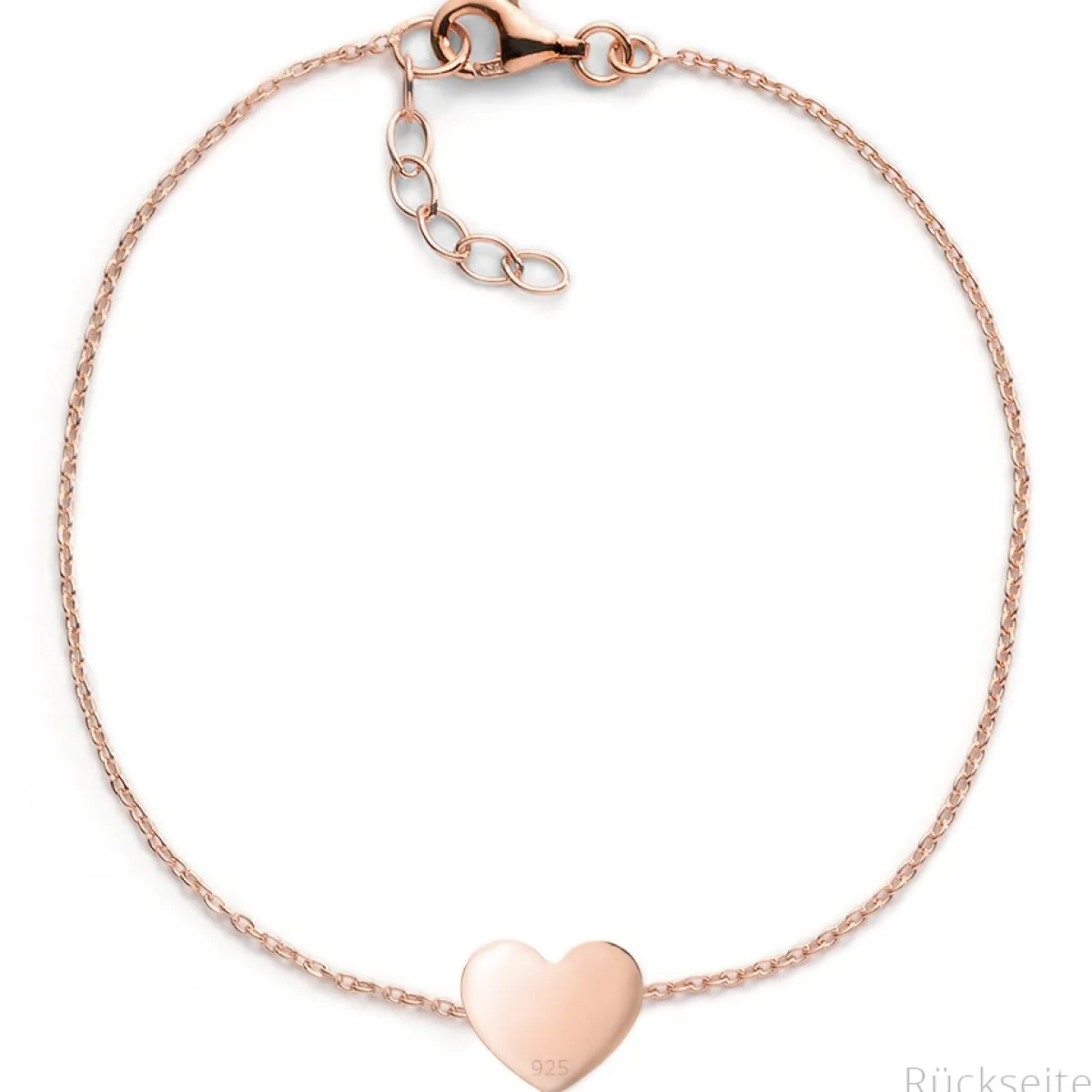 Schmuckladen Herz-Armband - individuell gravierbar - 925 Sterlingsilber^ Muttertag|Valentinstag