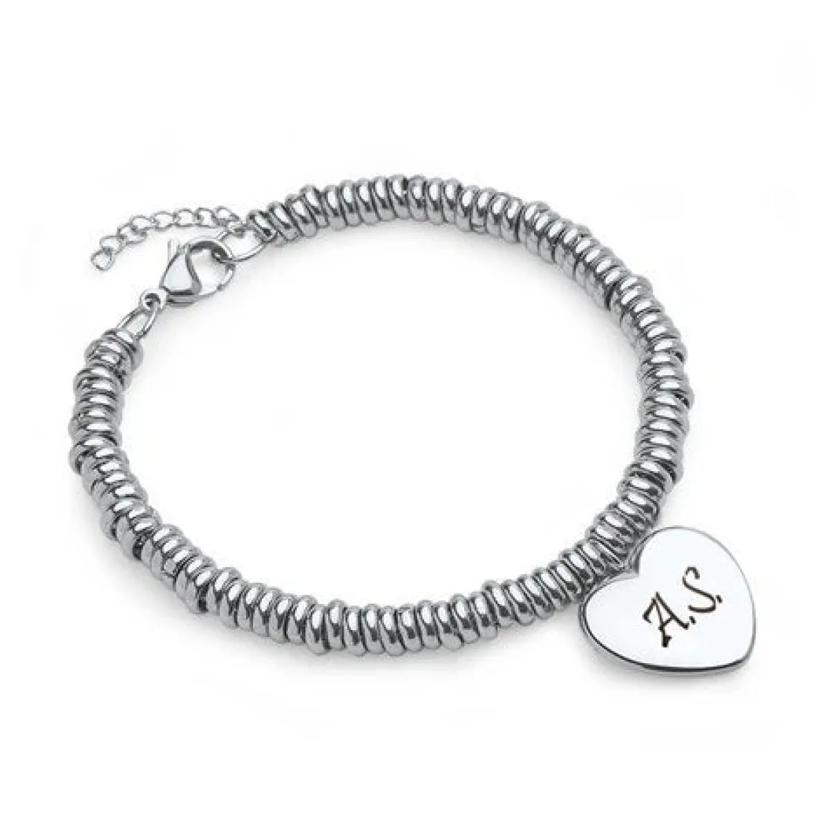 Schmuckladen Herz-Armband aus Edelstahl^ Edelstahl Armbänder|Herzarmbänder