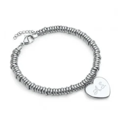 Schmuckladen Herz-Armband aus Edelstahl^ Edelstahl Armbänder|Herzarmbänder