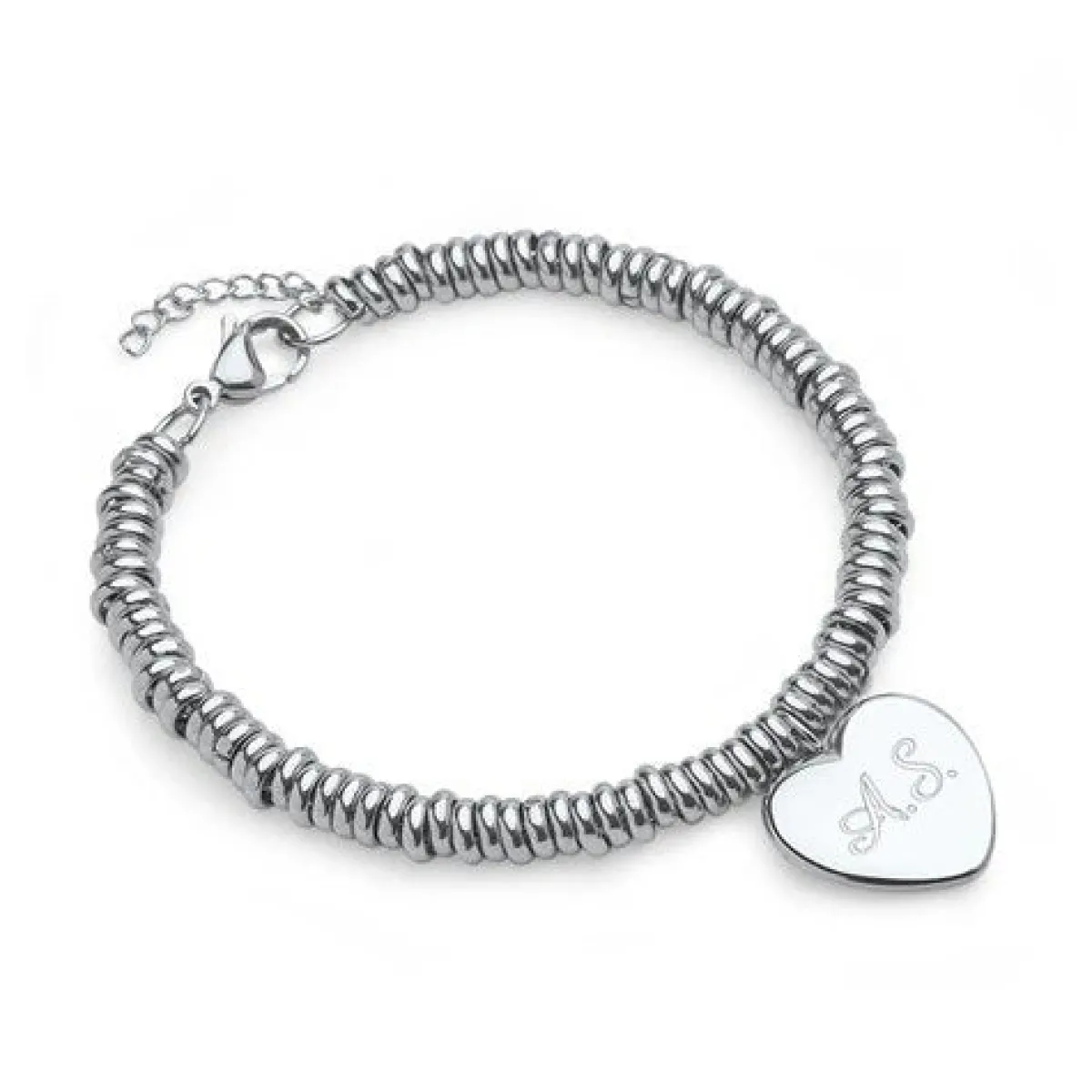 Schmuckladen Herz-Armband aus Edelstahl^ Edelstahl Armbänder|Herzarmbänder