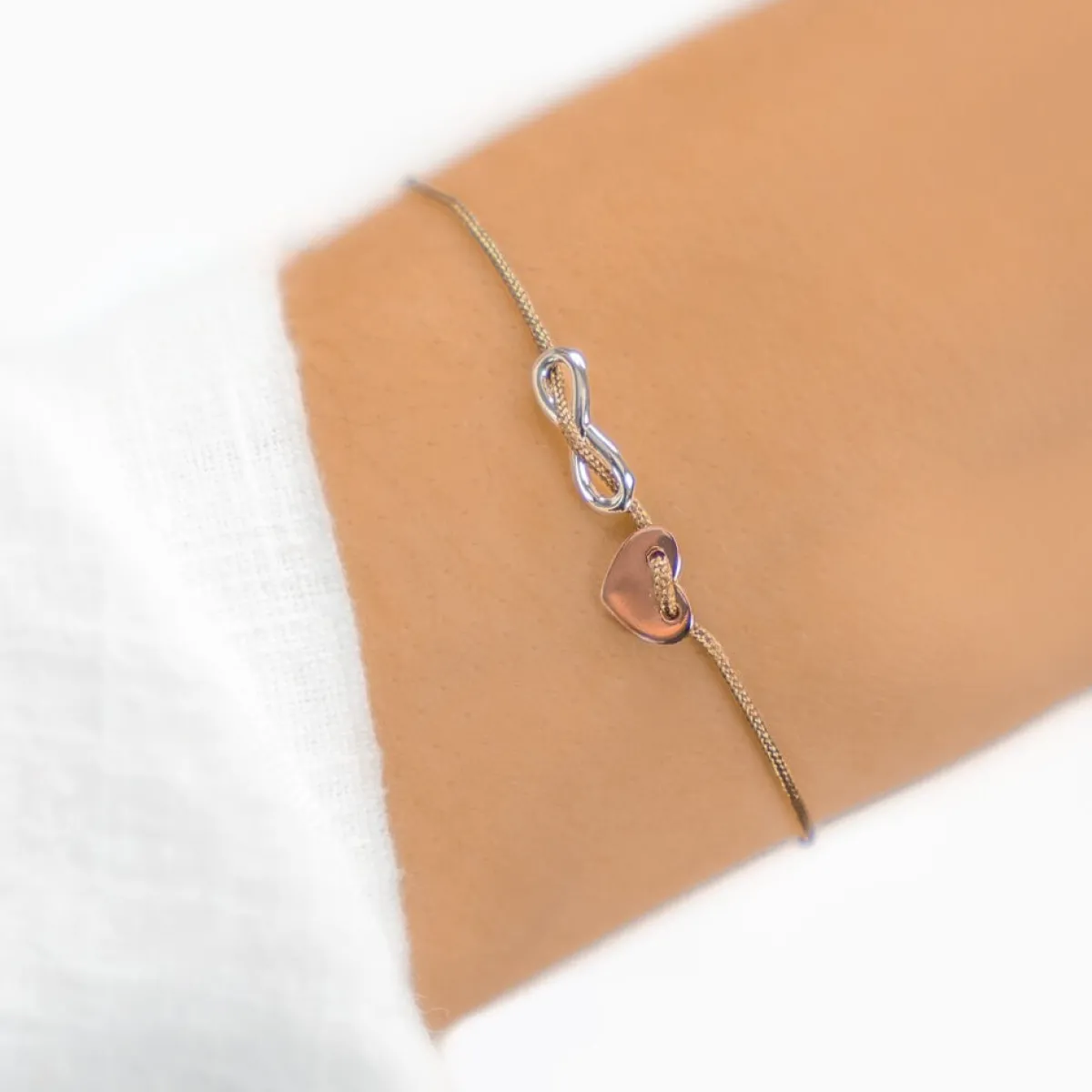 Schmuckladen Herzarmband Lovely Infinity - gravierbar^ Valentinstag|Muttertag