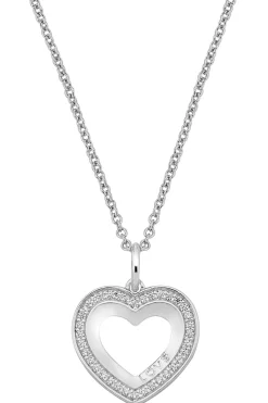 Schmuckladen Herzkette Love & Sparkle mit Zirkonia -^ Valentinstag|Herzketten