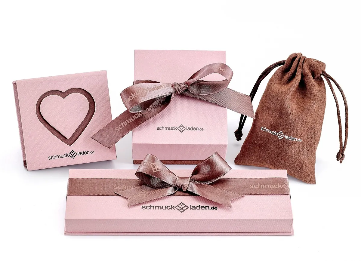 Schmuckladen Herzkette mit 3 Herzen - 925 Silber^ Muttertag|Valentinstag