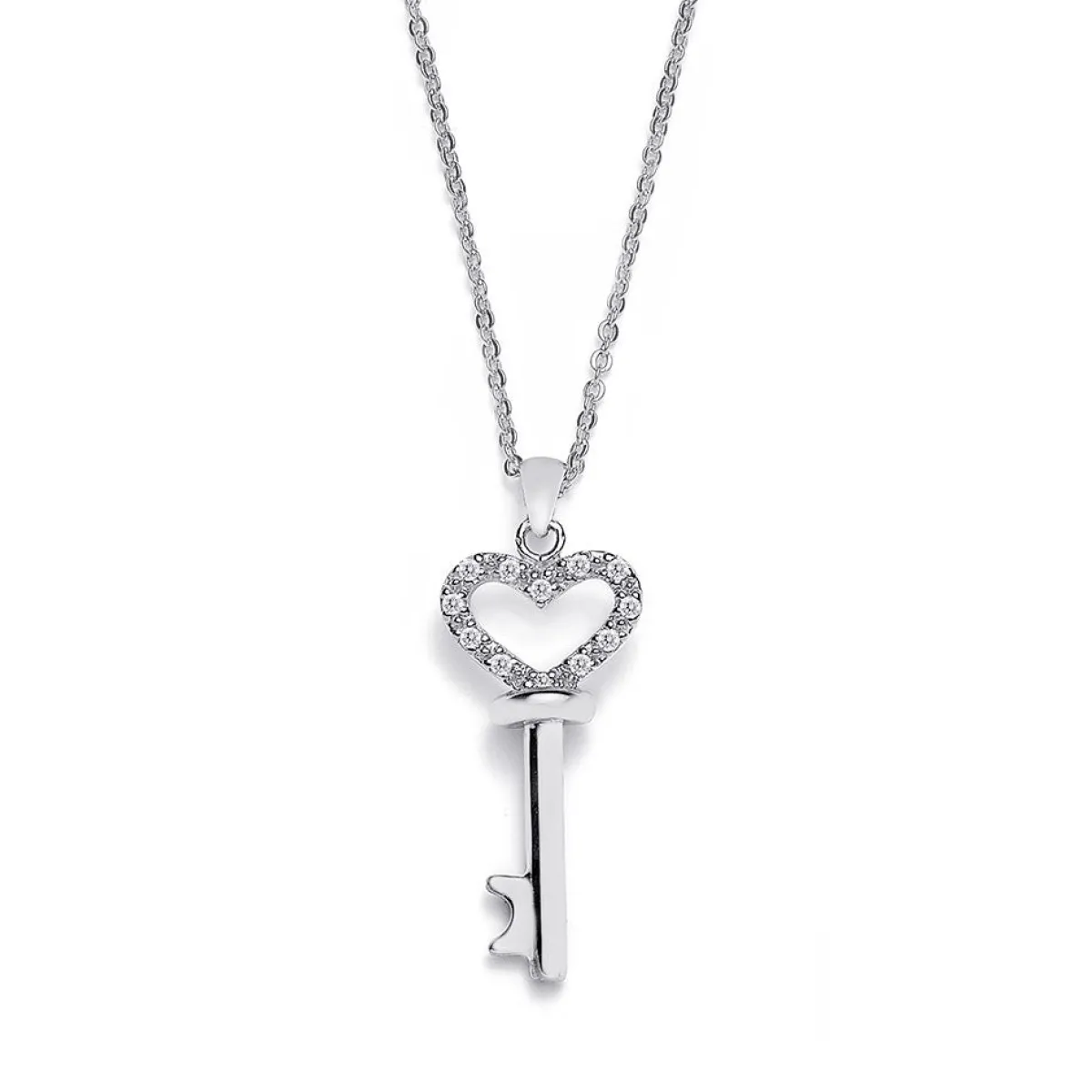 Schmuckladen Herzkette mit Schlüssel Key to Your Heart - 925 Sterlingsilber^ Weihnachten|Schmuck